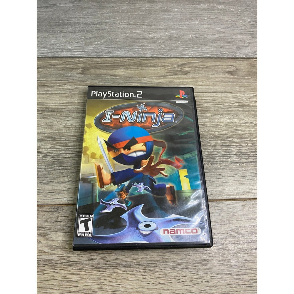 I-Ninja Sony PlayStation 2 PS2 Namco 2003 Action Platformer Case & Manual Only